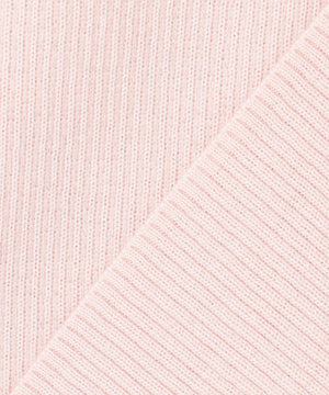 ウーステッドウール リブタートル ニット