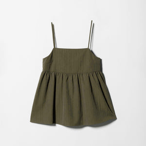 ポリエステルジャガード レイヤードキャミソール