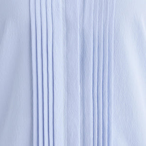 ピンタック 7分袖 ブラウス