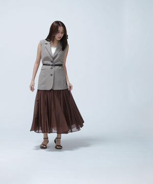 シャイニーシアーボイルスカート