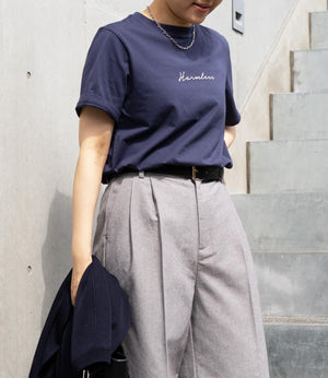 ワンポイントスリムTシャツ