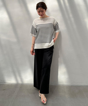 スゴ機能美 ハーフスリーブ ニット