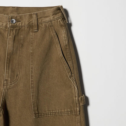 コットンデニム ペインターパンツ