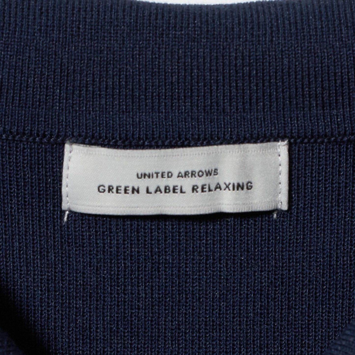 襟付き 5分袖 プルオーバー ニット