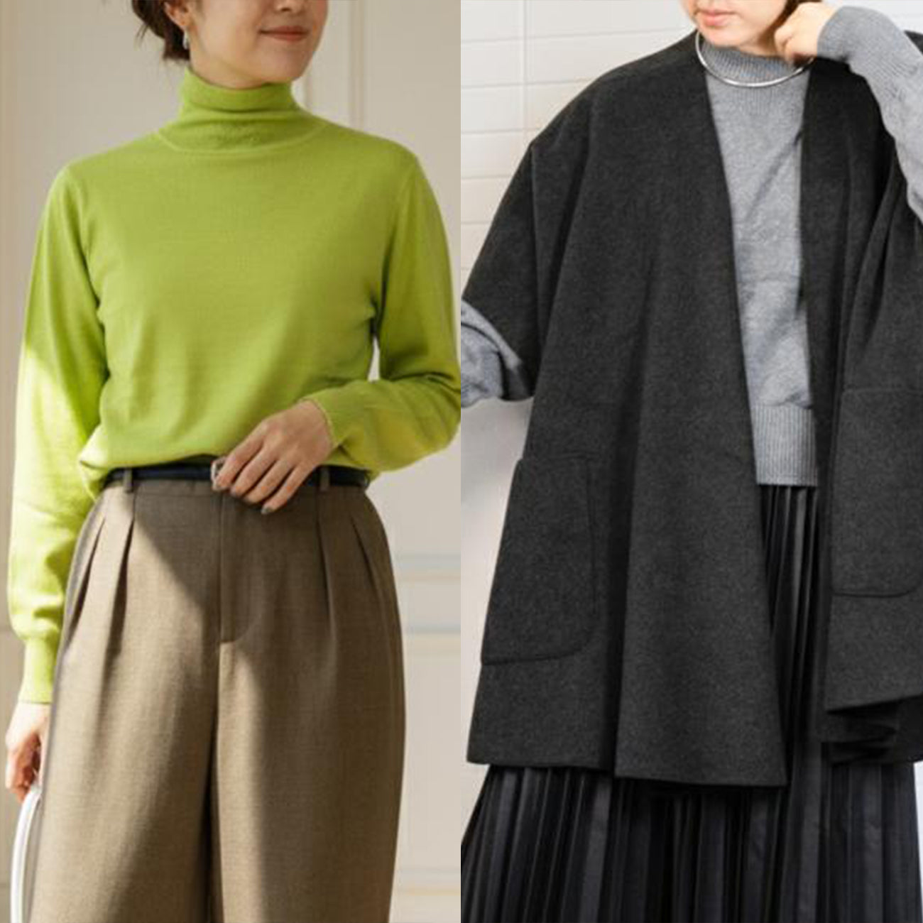 【M・Lサイズ③】スタイリストNanae監修！サイズを選べるニット＆ベスト特別セット