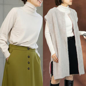 【2L・3Lサイズ①】スタイリストNanae監修！サイズを選べるニット＆ベスト特別セット