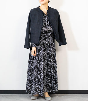 フラワープリントワンピース