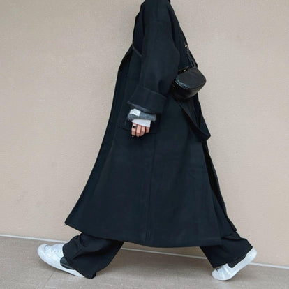 ベルテッドロングコート – &DROBE (アンドローブ)