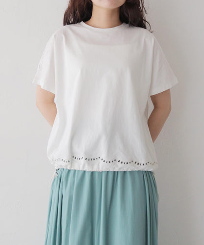 カッティンググドロストTシャツ