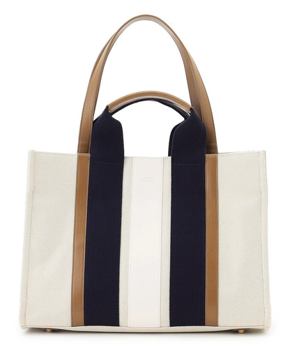 ストライプキャンバス トートバッグ
