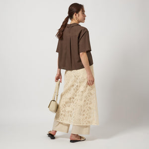 レース レイヤード スカート