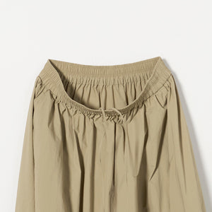 ボリューム ギャザー フレア スカート