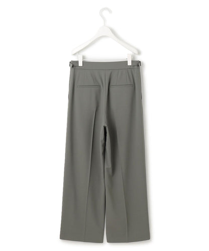 ウール2WAYストレッチ ワイドパンツ