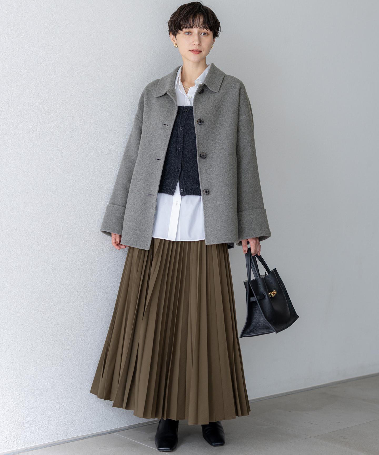 MANTECOPure リバー ステンカラーコート