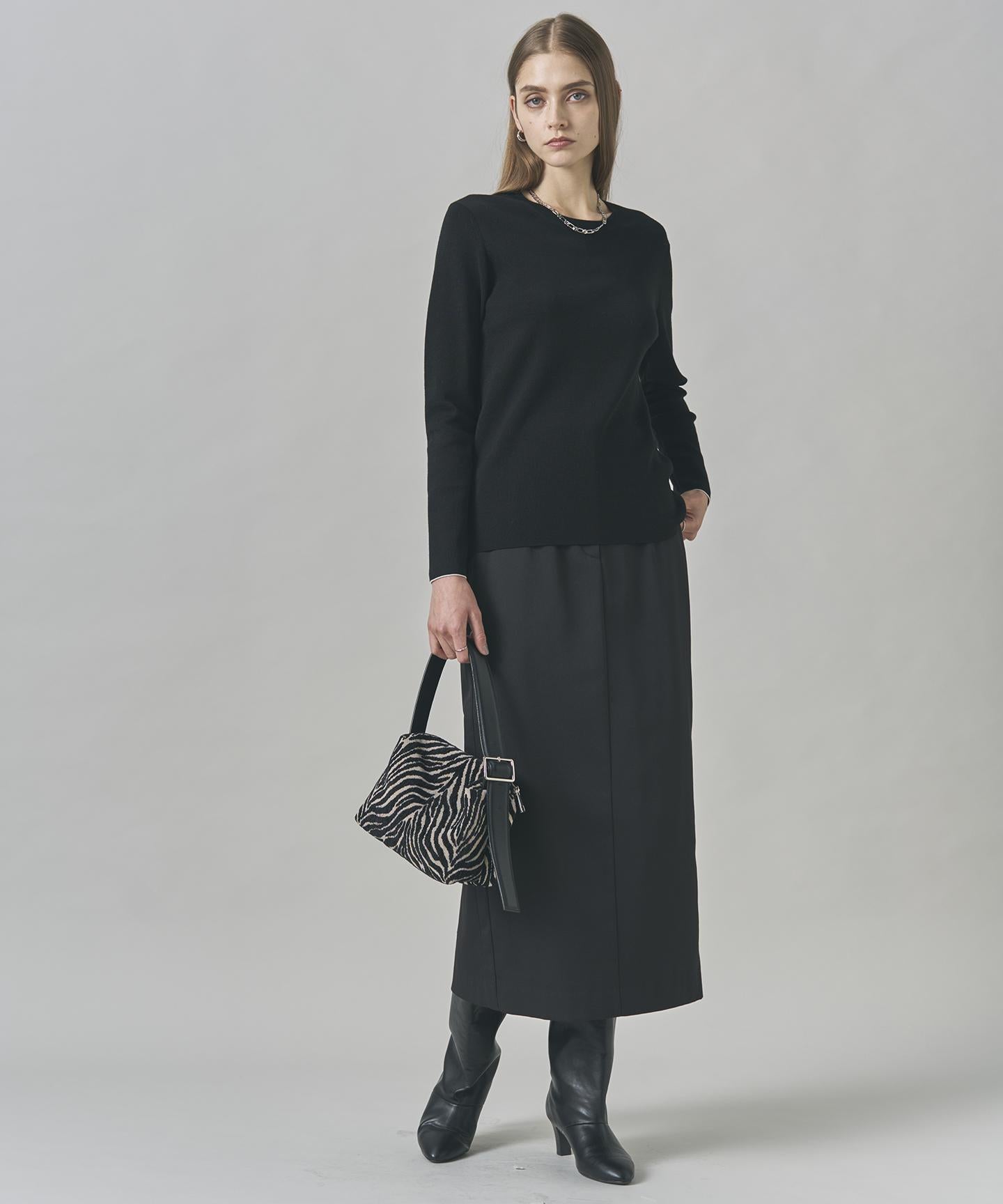 エクストラファインメリノ クルーネックプルオーバー