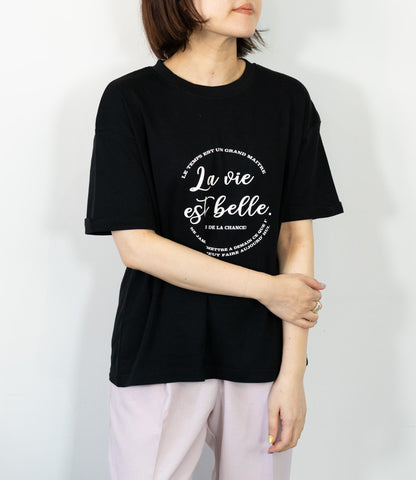 クールタッチLa vie est belleTシャツ
