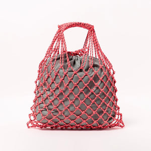 パラコード ネット ショルダーバッグ/かごバッグ