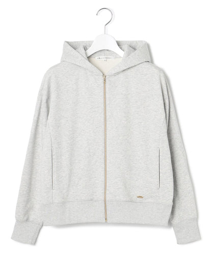 コットンテリー ジップアップ フーディー