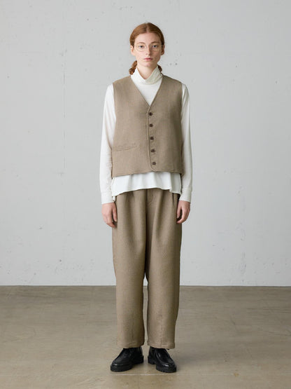 MidiUmi ハイネックフレアプルオーバー