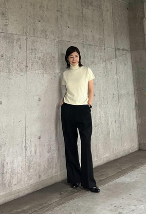 ワイドツータックパンツ