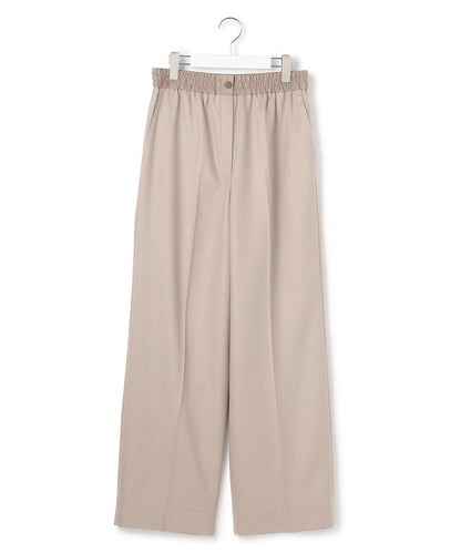 ウォッシャブルライトウール ストレートパンツ