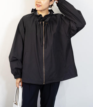 サーブルクロスフリルブルゾン