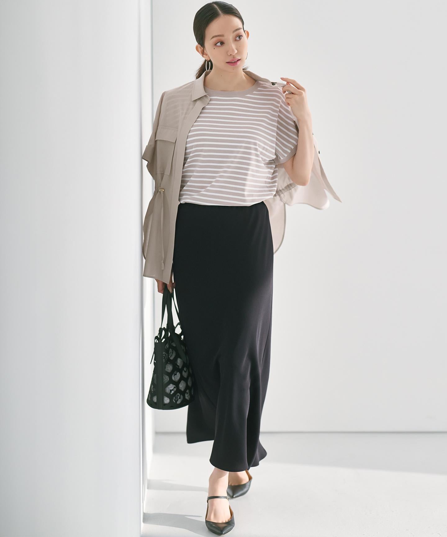 ライトシアーマットクロス ミリタリーディティール シャツ