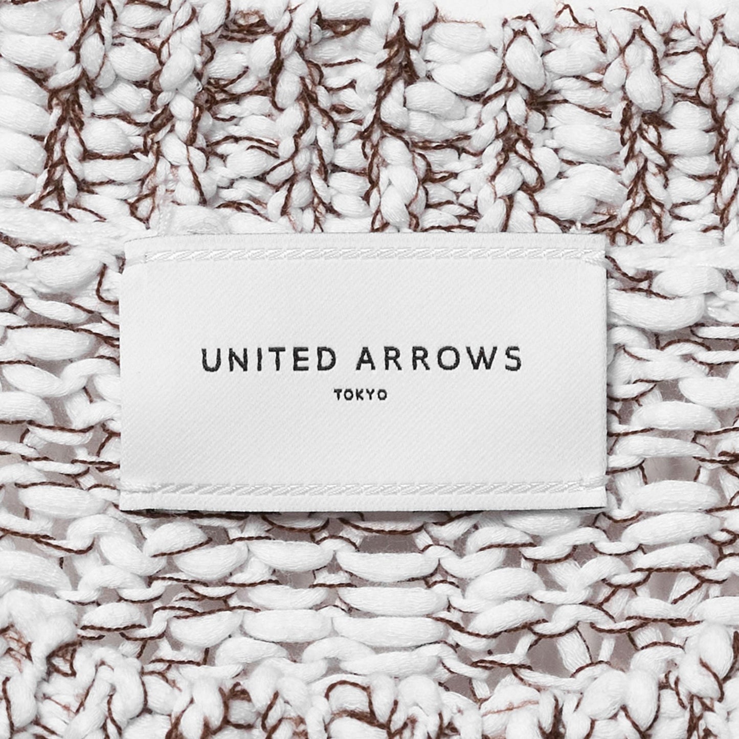 カラーミックス クルーネックニット