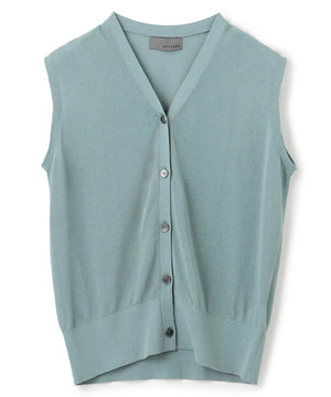 シアーニット ノースリーブベスト