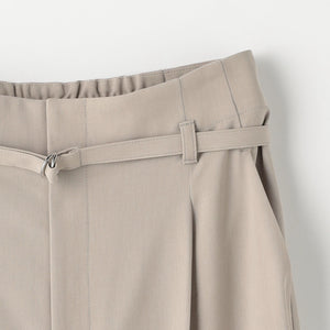 サラフール ベルト ワイド パンツ -マシンウォッシャブル・ストレッチ・UVカット-