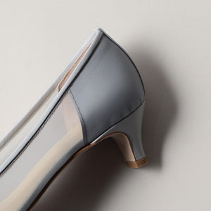 トゥキャップNチュール パンプス45↓