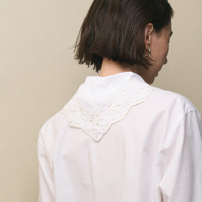 エンブロイダリーカラー シャツ