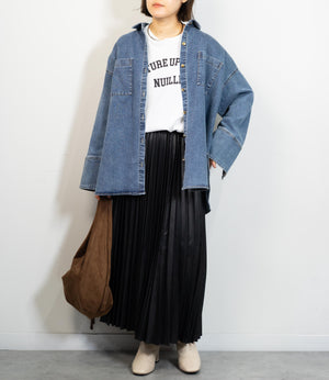 デニムオーバーシャツ