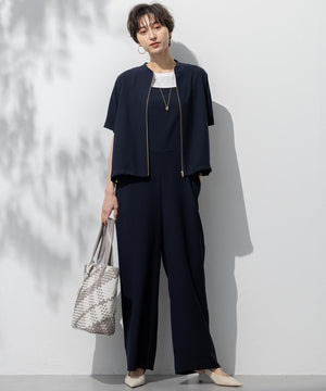 ストレッチジョーゼット フレンチスリーブ ブルゾン