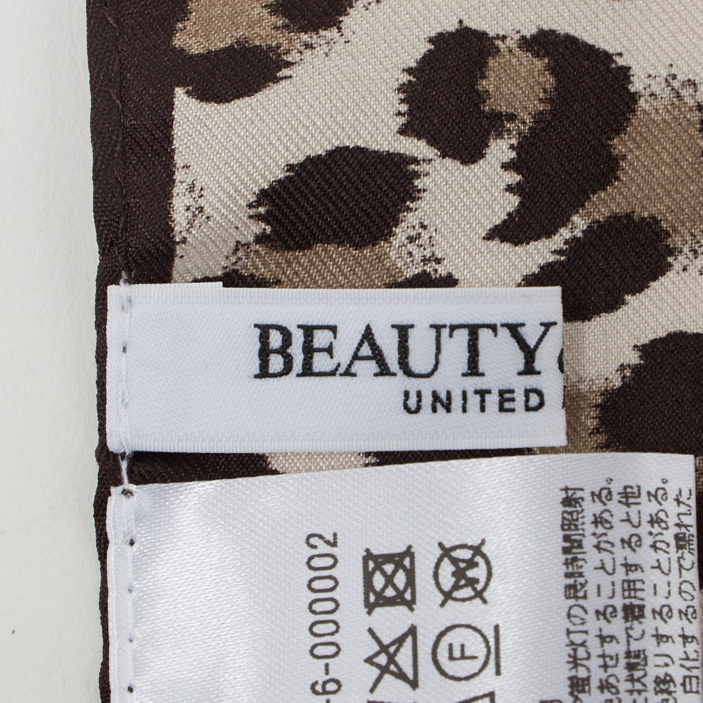 シルク レオパード スカーフ