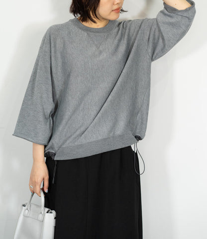 スウェットライクニットTシャツ
