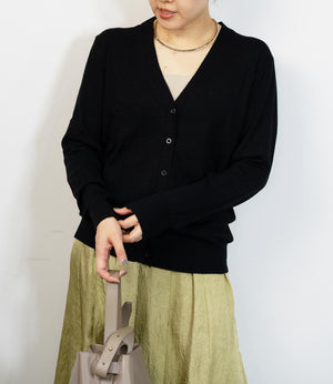 ソフトタッチVネックニットカーディガン