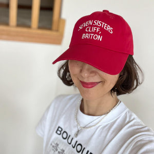 レタリング刺繍キャップ