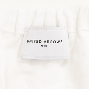 リネン パッチポケット イージーパンツ WHITE/YELLOW