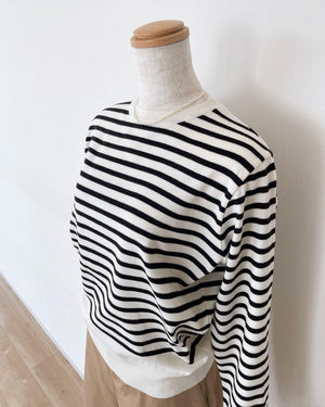 フレンチボーダーニット