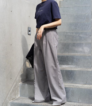 ウエストバイカラーポイントスラックス