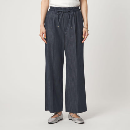 ［size SHORT/TALLあり］ニーハイフレアパンツ デニム 2 ストレッチ