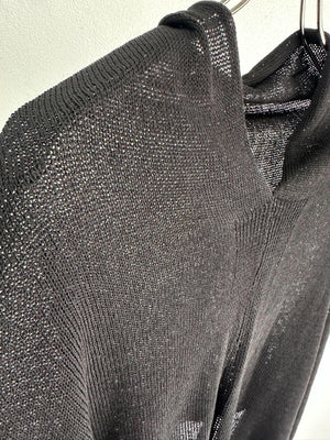 リネンニットケープ