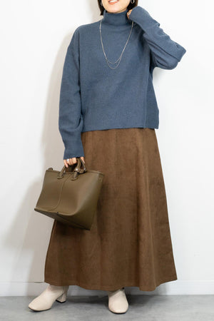 FOX混ボリュームスリーブニット