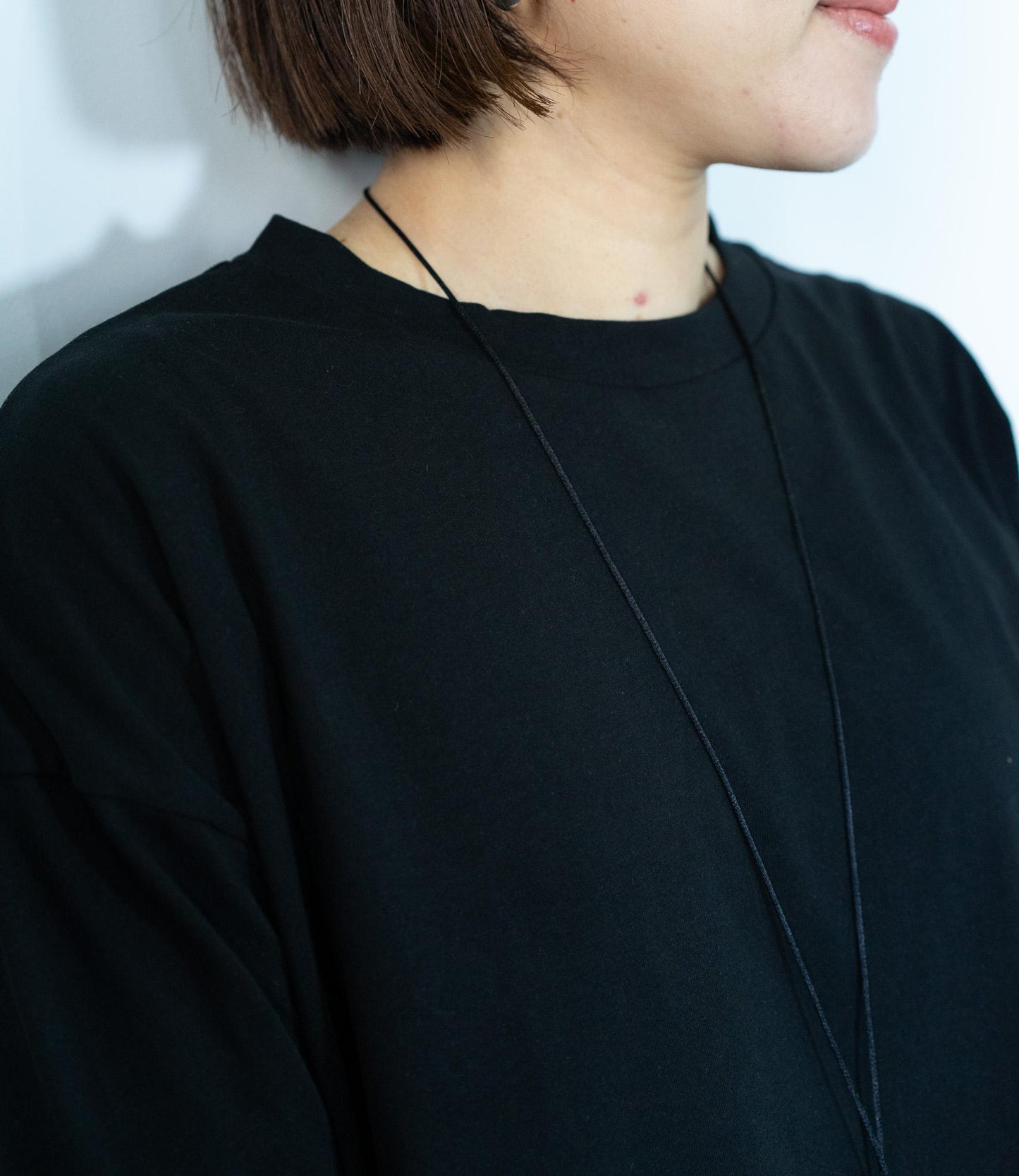 ポイントカラーロングTシャツ