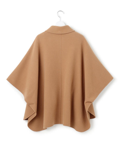 ウールライトリバー ポンチョシルエット コート