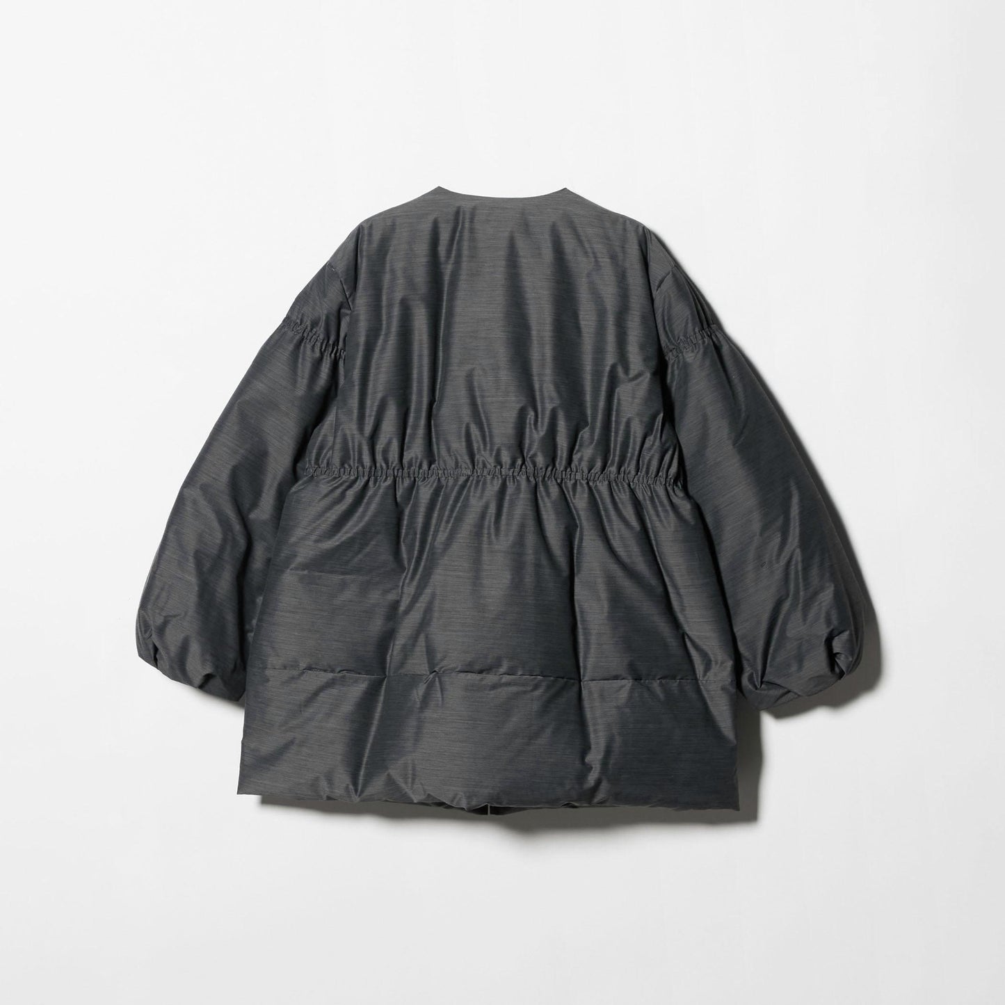 ペプラム ミドル ダウンコート