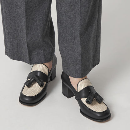 タッセルローファー パンプス50↑