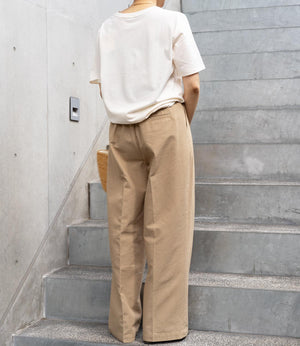 ウエストバイカラーポイントスラックス