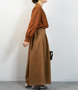 レイヤードライクエアリーブラウス